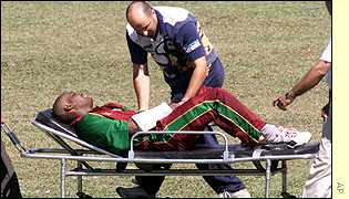 Brian Lara injury
